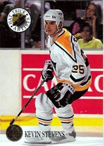 1993 Leaf Hat Trick Artists #9 Kevin Stevens