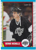 1989 O-Pee-Chee OPC Base Set #47 Bernie Nicholls