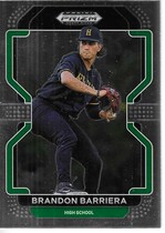 2022 Panini Prizm Draft Picks #PDP23 Brandon Barriera