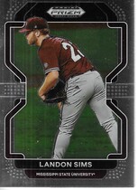 2022 Panini Prizm Draft Picks #34 Landon Sims