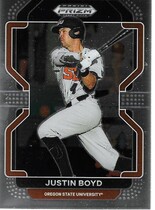 2022 Panini Prizm Draft Picks #PDP73 Justin Boyd