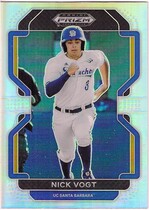 2022 Panini Prizm Draft Picks Silver Prizm #PDP210 Nick Vogt