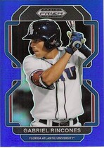 2022 Panini Prizm Draft Picks Blue Prizm #PDP93 Gabriel Rincones