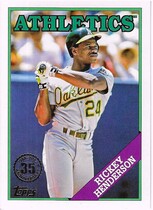 2023 Topps 1988 Topps #T88-60 Rickey Henderson