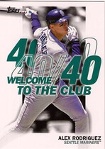 2023 Topps Welcome to the Club #WC-4 Alex Rodriguez