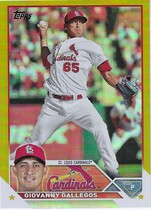 2023 Topps Gold Foil #13 Giovanny Gallegos