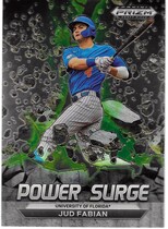 2022 Panini Prizm Draft Picks Power Surge #11 Jud Fabian