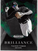 2022 Panini Prizm Draft Picks Brilliance #8 Tucker Toman