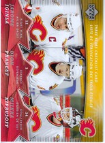 2007 Upper Deck McDonalds Three Stars Checklists #CL5 Dion Phaneuf|Jarome Iginla|Miikka Kiprusoff