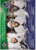 2007 Upper Deck McDonalds Three Stars Checklists #CL6 Daniel Sedin|Markus Naslund|Roberto Luongo