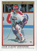 1990 O-Pee-Chee OPC Premier #4 J.C. Bergeron