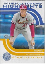 2022 Topps Heritage High Number 1973 MLB All-Star Game Highlights #ASGH-7 Rick Wise