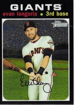 2020 Topps Heritage Chrome #THC-32 Evan Longoria