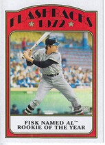 2021 Topps Heritage Baseball Flashbacks #BFB-CF Carlton Fisk