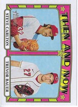 2021 Topps Heritage Then and Now #TN-10 Trevor Bauer|Steve Carlton