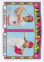 2021 Topps Heritage Then and Now #TN-13 Bryce Harper|Joe Morgan