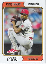 2023 Topps Heritage #428 Justin Dunn
