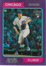 2023 Topps Heritage Chrome Purple Hot Box Refractor #92 Caleb Kilian