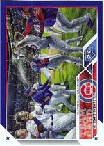 2023 Topps Royal Blue #220 Chicago Cubs