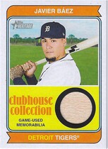 2023 Topps Heritage Clubhouse Collection Relics #CCR-JB Javier Baez