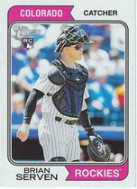 2023 Topps Heritage #463 Brian Serven
