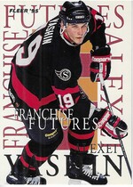 1995 Fleer Franchise Futures #9 Alexei Yashin