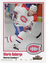 2002 Fleer Throwbacks Gold #90G Mario Roberge