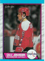 1989 O-Pee-Chee OPC Base Set #16 Calle Johansson