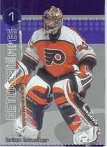 2001 BAP Between the Pipes He Shoots-He Saves Points #NNO Brian Boucher