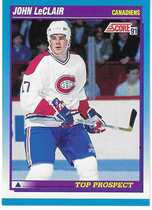 1991 Score Canadian (Bilingual) #343 John LeClair