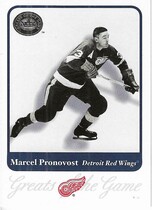 2001 Fleer Greats of the Game #84 Marcel Pronovost