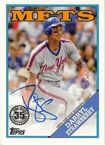 2023 Topps Update 1988 Topps Autos #88BA-DST Darryl Strawberry