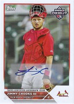 2023 Topps Pro Debut Autos #PD-177 Jimmy Crooks Iii