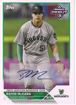 2023 Topps Pro Debut Autos #PD-180 David Mccabe