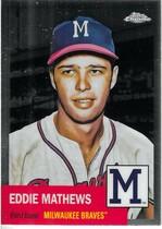 2022 Topps Chrome Platinum Anniversary #495 Eddie Mathews