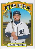 2021 Topps Heritage High Number #648 Isaac Paredes