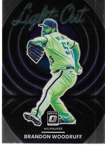 2022 Donruss Optic Lights Out #LO-12 Brandon Woodruff