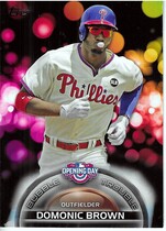 2016 Topps Opening Day Bubble Trouble #BT-8 Domonic Brown