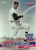 2019 Topps Opening Day 150 Years of Fun #YOF-4 Ted Williams