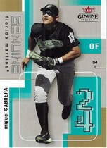 2004 Fleer Genuine Insider #21 Miguel Cabrera