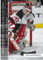 2001 BAP Memorabilia He Shoots-He Scores Points #11 Martin Brodeur