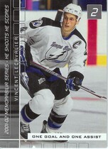 2001 BAP Memorabilia He Shoots-He Scores Points #14 Vincent LeCavalier