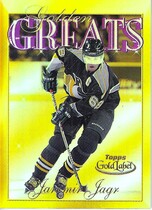2000 Topps Gold Label Golden Greats #GG3 Jaromir Jagr