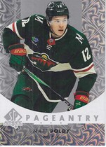 2022 SP Authentic Pageantry #P-74 Matt Boldy