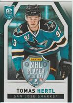 2014 Panini NHL Player of the Day Rookie #6 Tomas Hertl