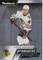 2020 Upper Deck Parkhurst Prominent Prospects #PP14 Lucas Carlsson