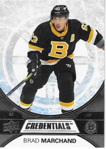 2021 Upper Deck Credentials #20 Brad Marchand