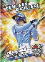 2024 Topps Home Run Challenge Code Card Unredeemed #HRC-29 Bobby Witt Jr.