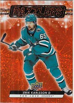 2023 Upper Deck Dazzlers Orange Series 2 #DZ-59 Erik Karlsson