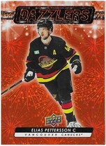 2023 Upper Deck Dazzlers Orange Series 2 #DZ-95 Elias Pettersson